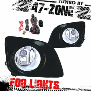 Chrome Housing Clear Lens Fog Light Lamps For 2009-2012 Toyota Venza - Bild 1 von 4