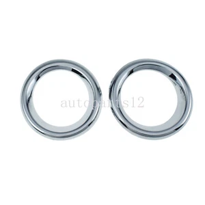 Front Left & Right Fog Light Bezel Trim Chrome Pair For Mazda 3 2014-2016 - Picture 1 of 12