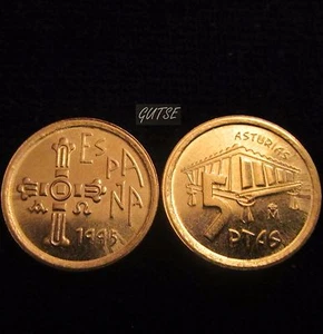 *GUTSE* 5 PESETAS 1995, "HORREO (ASTURIAS)", SIN CIRCULAR. - Imagen 1 de 1