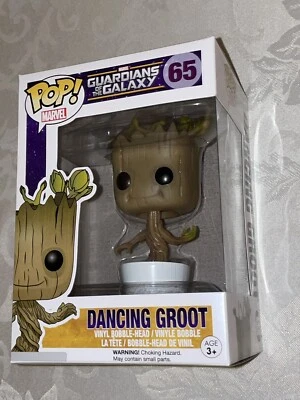 2014 DANCING GROOT #65 Funko Pop! MARVEL Guardians of the Galaxy - Series 1 * - Image 1 of 4