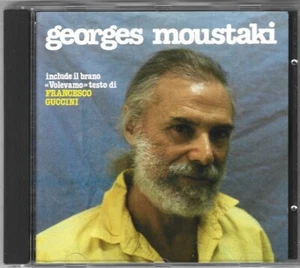 GEORGES MOUSTAKI - Omonimo - CD 1988 Chante Italien NEAR MINT CONDITION GUCCINI - Foto 1 di 2