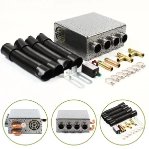 Tubo de cobre calentador compacto debajo del tablero cabina automática universal de 12 V + interruptor de velocidad rápido - Imagen 1 de 12