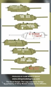 Authentic Decals 1/72 #G7203 KV-1 & KV-1S Marking - Picture 1 of 2