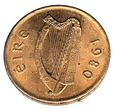 # C4819   IRELAND     COIN,     TWO PENCE   1980 - Image 1 of 2