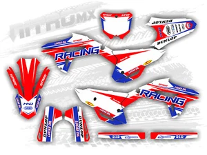 Graphics Kit fits Honda CRF 250 R CRF 250R 2022 2023 2024 Decals Stickers - Picture 1 of 1