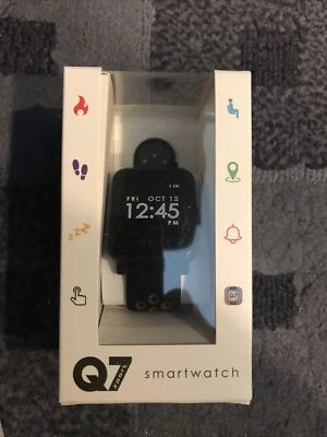 NEW Original Q7 Sport Smart Watch Android IOS Compatible - Black sport #C157 - Image 1 of 4