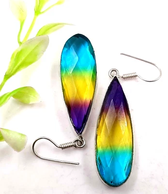 Wonderful Bi-Color Ametrine Earning 60-70 Ct Pear Shape Lab-Created Gemstone NMY - Image 1 of 4