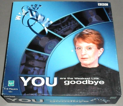 Weakest Link Board Game TV Quiz Show BBC Hasbro Party Strategy COMPLETE RETRO - Image 1 of 3