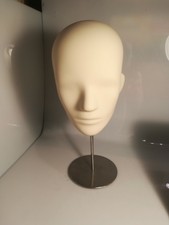 Testa di Manichino di Alta Qualità Bianco Vetroresina  Per Parrucche Cappello O