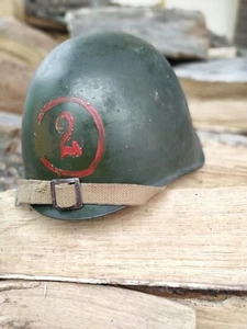 Casco de acero soviético SSH-39, URSS, original - Imagen 1 de 16