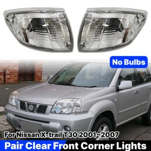For Nissan X-trail T30 2001-2007 Pair Front Corner Lights Parking Signal Lamps - Picture 1 of 6