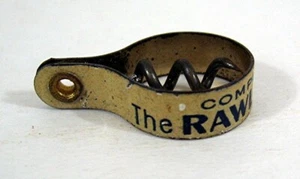 Old The Rawleigh Man Giveaway Finger Pull Adv Sughero Freeport IL - Foto 1 di 7