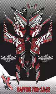 Yamaha Raptor 700R 13 and up CUSTOM GRAPHICS KIT VEGUETA DRAGON SWIRL2 - Picture 1 of 1