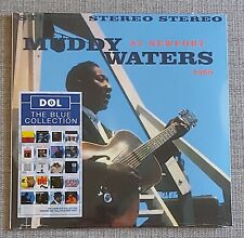 MUDDY WATERS-AT NEWPORT-BRAND NEW 180g RE-ISSUE ON DOL RECORDS-2020-BLUE VINYL
