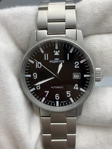 Fortis Flieger Automatic 595.10.46.1 Watch Men Black Dial Swiss Wrist Watch. - Picture 1 of 16