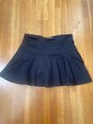 Old Navy Active Go Dry Girl Tennis Skort Skirt/shorts Sz 10-12 yo Logo Black