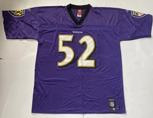 Reebok Baltimore Ravens Ray Lewis XL/EX/TG NFL Number 52 Jersey - Bild 1 von 14