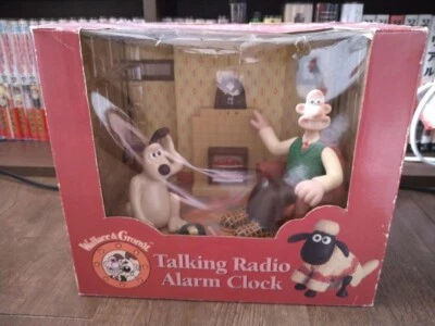 Wallace & Gromit Talking Radio Alarm Clock - Image 1 of 2