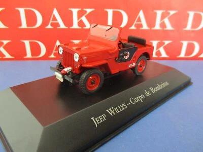 Die cast 1/43 Modellino Auto Willys Jeep Pompieri Brasile - Immagine 1 di 4