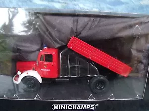 1/43 Minichamps Mercedes L 3500K Kipper Truck Fire 1 of 1008 - Picture 1 of 4