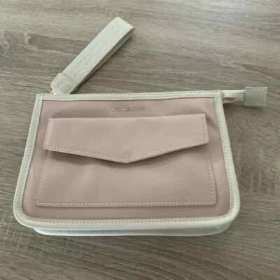 Bolso sin asas Michael Kors para mujer bolsa rosa maquillaje lavado bolso bolso de mano vacaciones viaje Foto 1 de 4