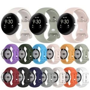 Fashion Soft Silicone Strap Replacement Wristband For Google Pixel Watch 3/2/1 - Picture 1 of 37