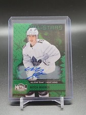 Mitch Marner 2020/21 Skybox Metal Universe Green Precious Metal Gems Auto 1/10