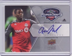 2012 Upper Deck MLS Super Draft Signatures Aaron Maund Autograph Auto - Flat S/H - Picture 1 of 1