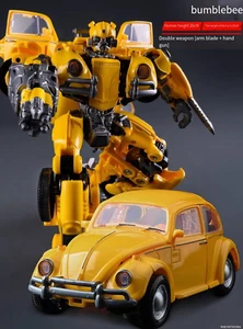 Transforming Toy Partial Alloy Volkswagen Beetle Bumblebee Model - Picture 1 of 1