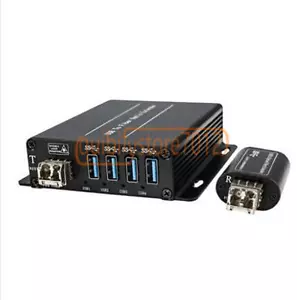 1 pieza 4 canales USB 3.0 sobre fibra óptica extensor puerto LC dúplex nuevo - Imagen 1 de 3