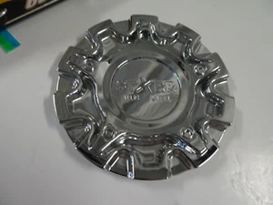 New STARR ALLOY WHEEL Chrome Custom Wheel Center Cap # C-037-1, LG0806-02 - Picture 1 of 2
