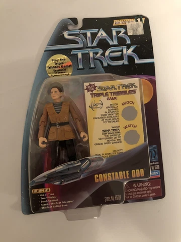 Star Trek Warp Factor Series Constable Odo Action Figure Playmates 1997 Tribbles Cover