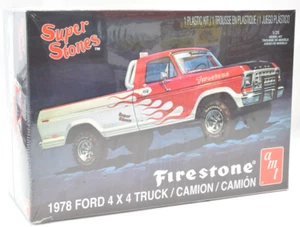 AMT Super Stones "Firestone" 1978 Ford 4x4 Pickup 1:25 Plastic Model Car Kit 858 - Picture 1 of 5