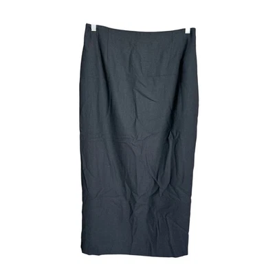 Liz Claiborne | Черная юбка миди-карандаш из шерстяной смеси | 14 - Изображение 1 из 4