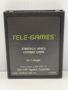 Stellar Track (Atari 2600 1980) Sears Tele-Games Cartridge Manual Tested Cleaned - Picture 1 of 6