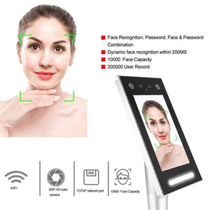 `7 Zoll TFT 1080P/720P Dual-HD-Kamera Smart Gesichtserkennung Türzugangskont - Photo 1/14