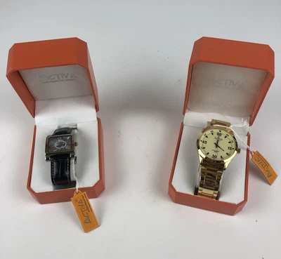 ACTIVA Swiss Register Quartz Analog Watch  BONANZA !  New W/TAGS - Image 1 of 4