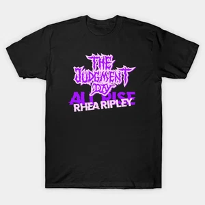 Camiseta negra de lucha libre WWE The JudgmentDay All Rise Rhea Ripley - Imagen 1 de 5