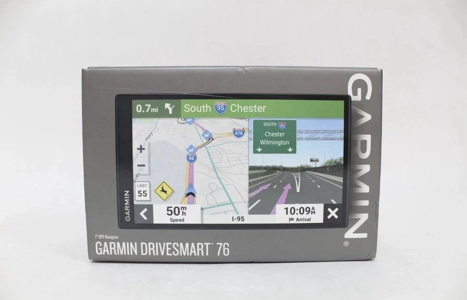 Garmin DriveSmart 76 7 inch Car GPS Navigator - Black New - Image 1 of 1