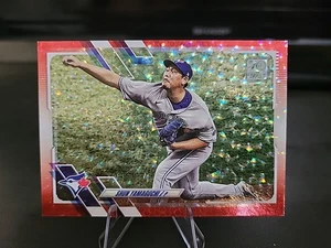 2021 Topps - Shun Yamaguchi #18 Red /199 - Picture 1 of 2