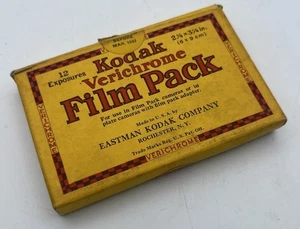 Kodak Verichrome Film Pack 6x9 12 Exposures - 1933 Expiry - Believed Unused - Picture 1 of 5