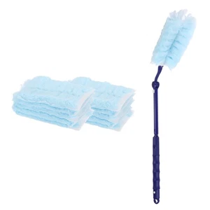 Ricarica manico flessibile blu 1 numero, con 10 spolverini blu - Foto 1 di 6