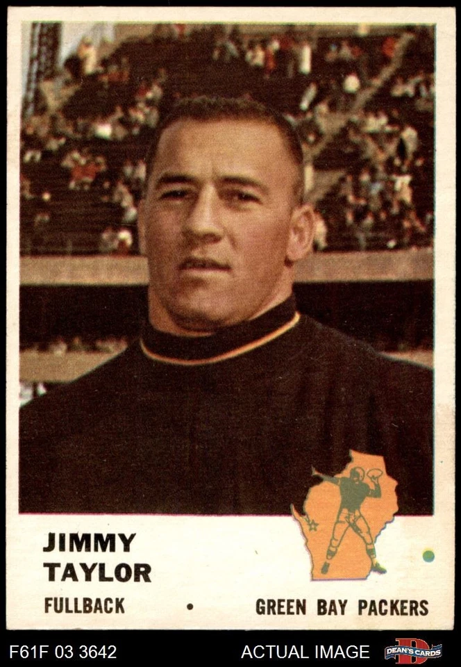 1961 Fleer #89 Jimmy Taylor Packers LSU 6 - EX/MT - Image 1 of 1