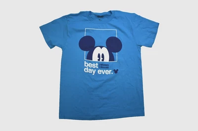 Disney Mickey & Friends Youth Boys Mickey Mouse Best Day Ever Shirt New XL - Image 1 of 4