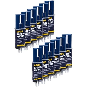 Metall Kleber 12 x 30 g Epoxy 9905 MANNOL Metallkleber Zweikomponentenkleber - Bild 1 von 8