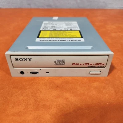 SONY CRX175E Vintage 24X SPEED CD-R/RW DRIVE POWER BURN WORKING * - Image 1 of 4
