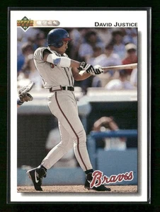 1992 Upper Deck David Justice #546 Atlanta Braves - Picture 1 of 2