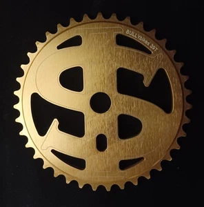 BULLY BMX BIG MONEY SPROCKET GEAR 19mm spindle USA Made! 3/32" 39 tooth GOLD - Picture 1 of 1