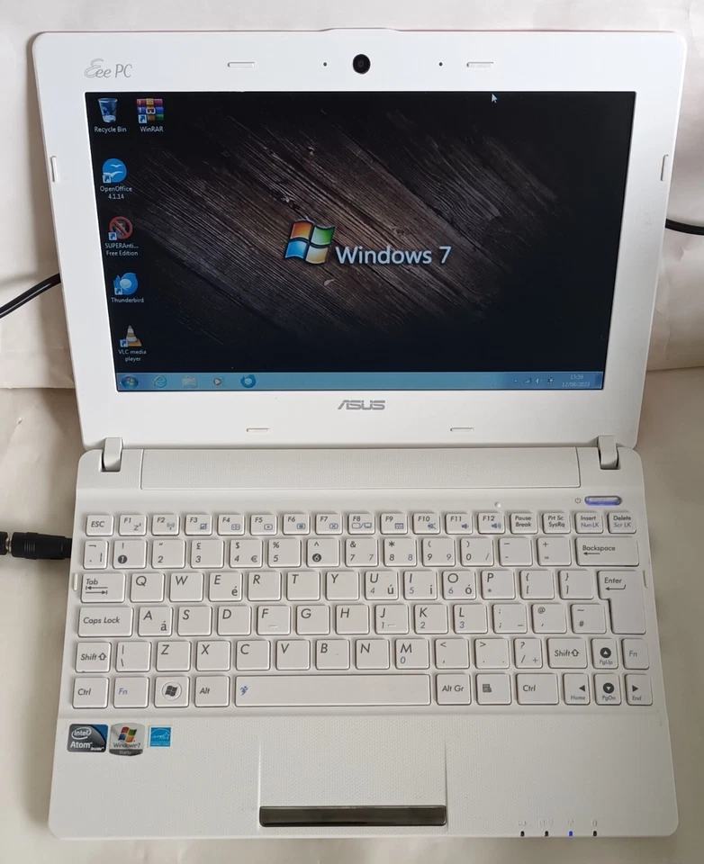 Asus EEE PC X101CH Pink White Netbook 10.1" 1GB Intel Atom N2600 1.6GHZ Windows - Image 1 of 4