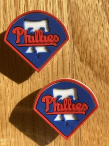 Equipo de béisbol MLB Philadelphia Phillies para zapatos de cocodrilo dijes Jibbitz - 2 piezas - Imagen 1 de 1